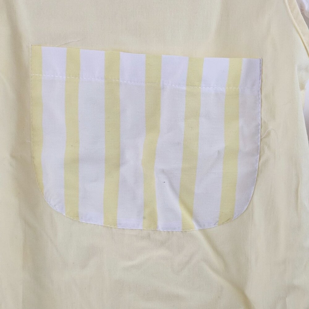 Vintage Woolworths Pata Cake Infant Coverall Outfit 18M Yellow Polka Dot Shirt - Picture 4 of 10